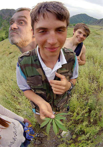 Фотожаба: бомж