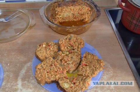 Фаршированная курица.