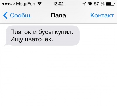 SMS от литературных героев