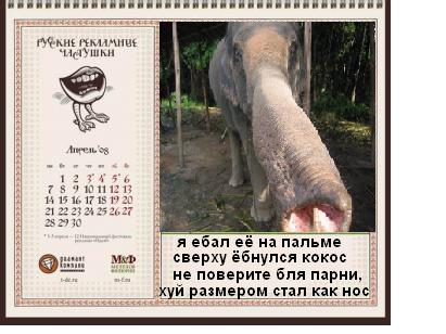 Русские рекламные частушки/календарь