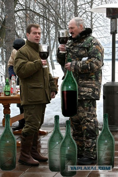 Медведев и Лукашенко