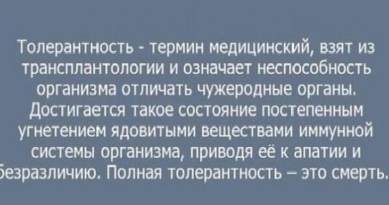 Толерантность - это фильм "Бегущий в лабиринте"