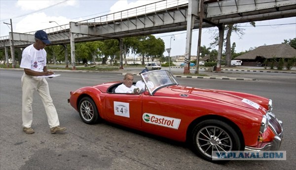 Ралли старых авто  в Гаване