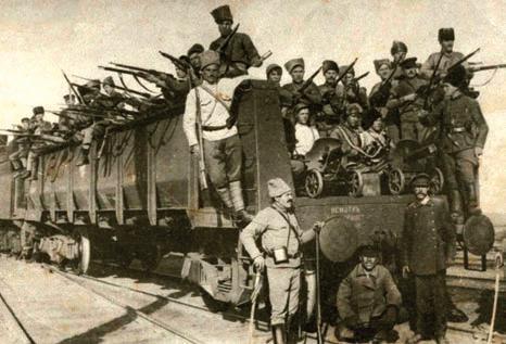 На фронтах гражданской войны. Бронепоезда «Красных». Часть 1