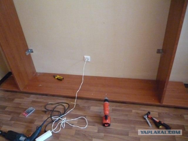 Самодельный шкаф-кровать