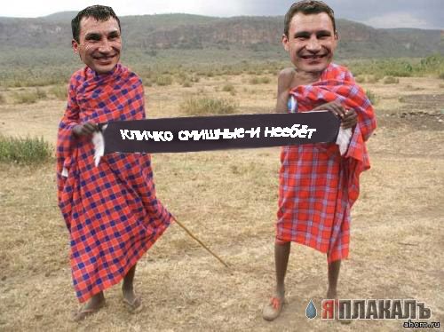 Фотожаба: Братья Кличко