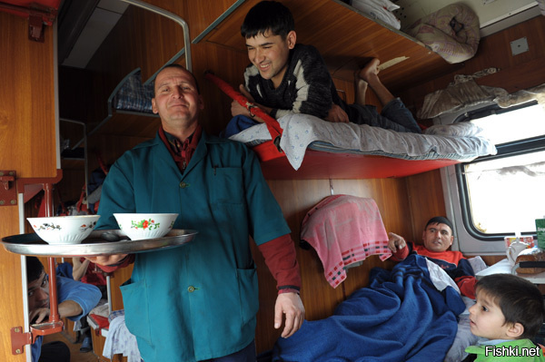Плацкарт конечно народный транспорт, но это слишком!
