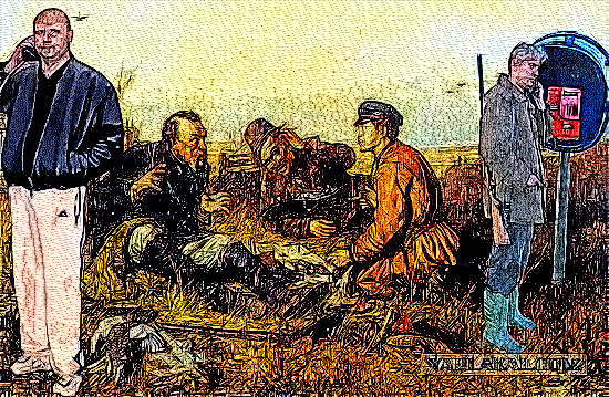Фотожаба: Охотник у телефона