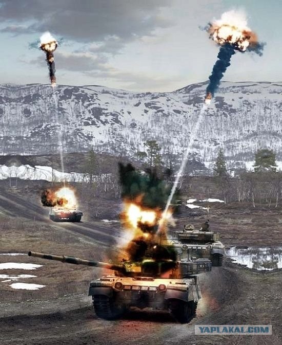 Как боеголовка NLAW пробивает танки
