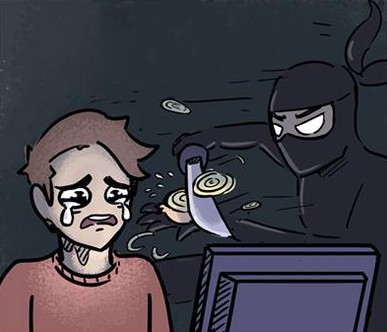 "Блин, соринка в глаз попала"