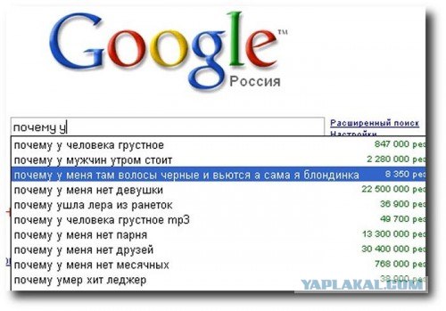 Приколы из Google