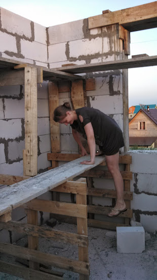 А вот моя домостройка