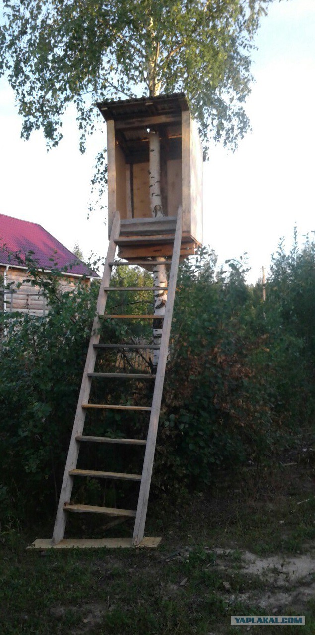 Быстродом из поддонов или техника безопасности - не, не слышал.