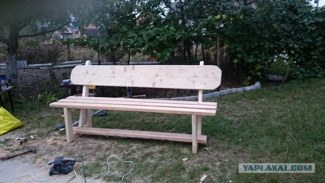 Как я  теще лавочку запилил