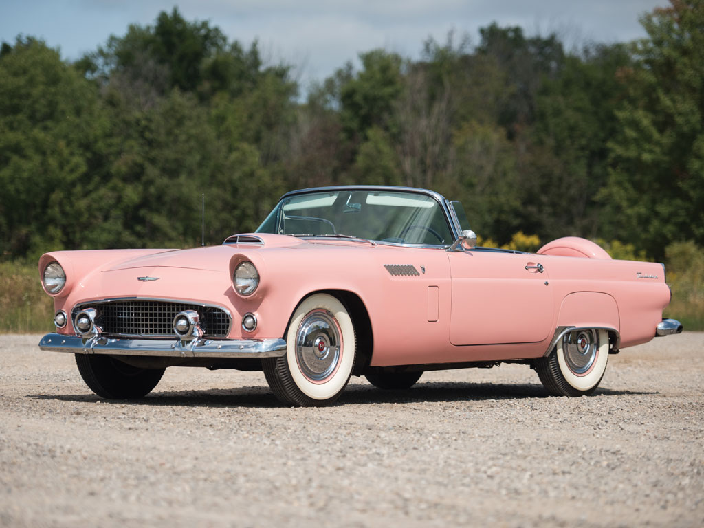 Ford Thunderbird 1955 Yellow Limited