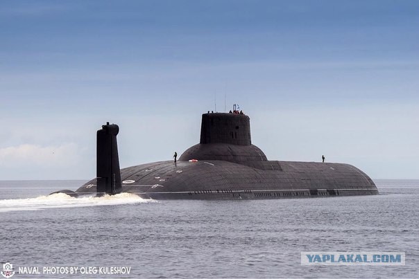 Выход Акулы в море. Северодвинск.