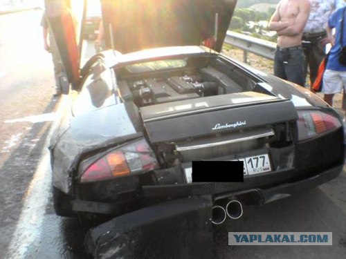 Авария Lamborghini