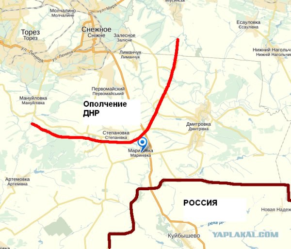 Ополченцы перешли в наступление