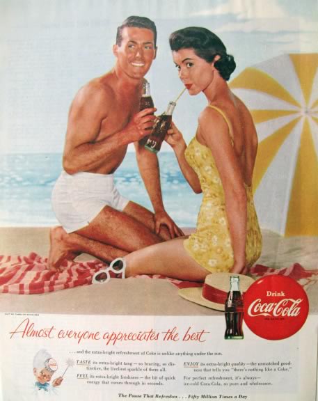 Старая реклама Coca-cola (13 принтов)