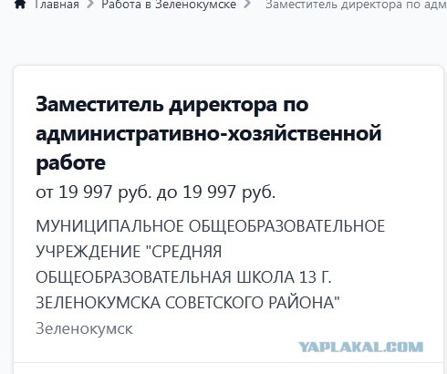 Названы профессии с самыми низкими зарплатами в России