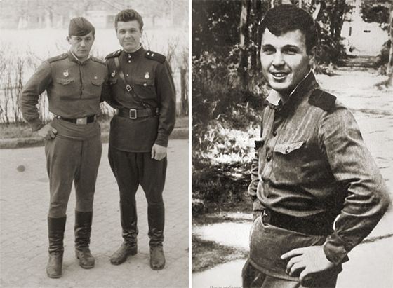 Армейские фото знаменитостей