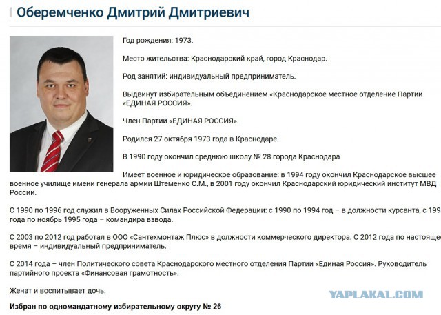 Депутат в натуре