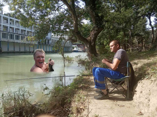 Фотожаба про рыбака "Улов"
