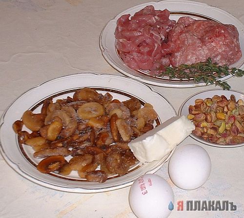 Свиной паштет с грибами