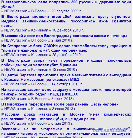 Драка с дагестанцами закончилась ДТП