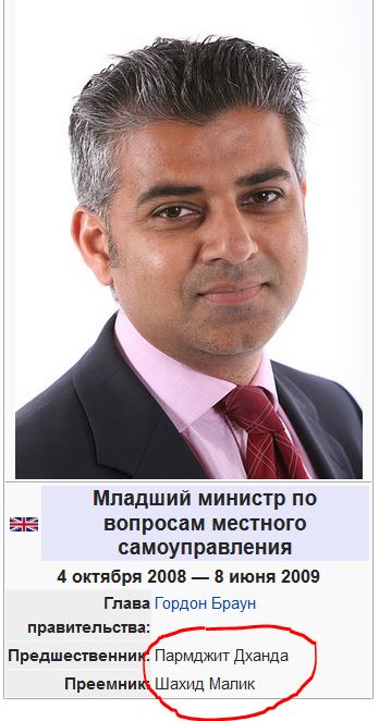 Мусульманин Садик Хан лидирует на выборах мэра Лондона