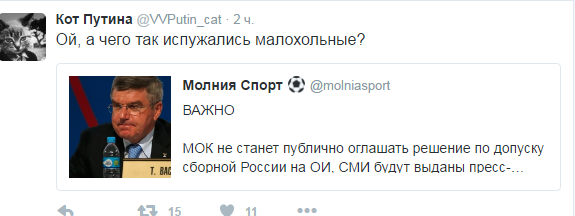 СМИ сообщили о недопуске всей сборной России на Олимпиаду в Рио