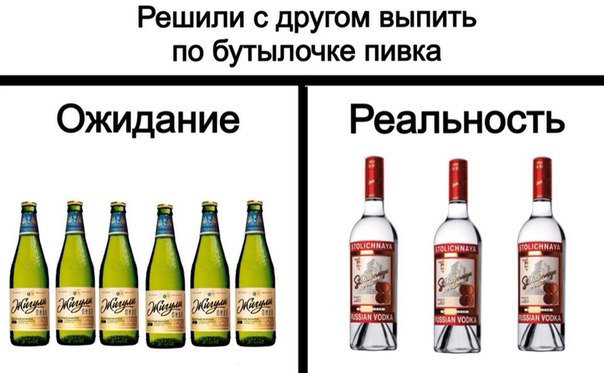 Смешные мемы про алкоголь
