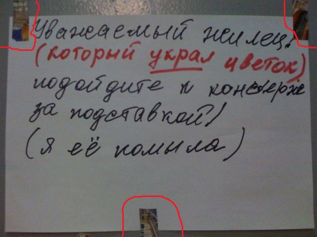 Предложение для вора
