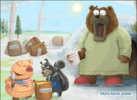 Карикатуры о России.