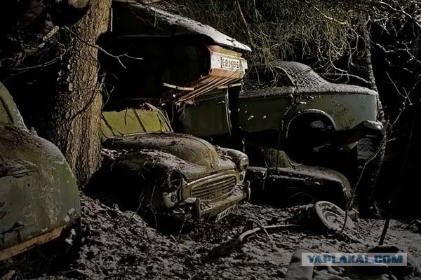 Зимняя автосвалка