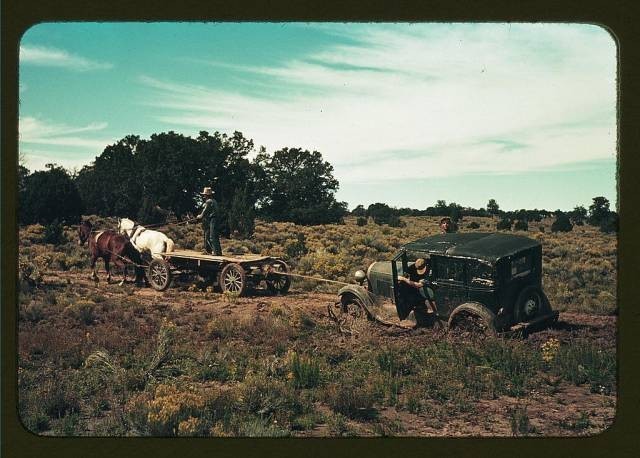 Цветные фотографии из Америки 1940-х