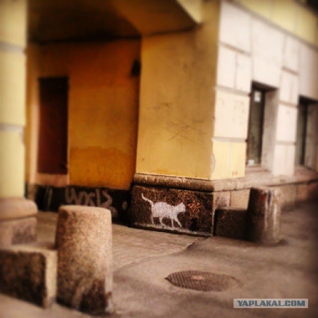 Прикольное уличное граффити
