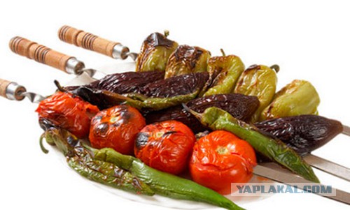 Хлебная косичка на мангале
