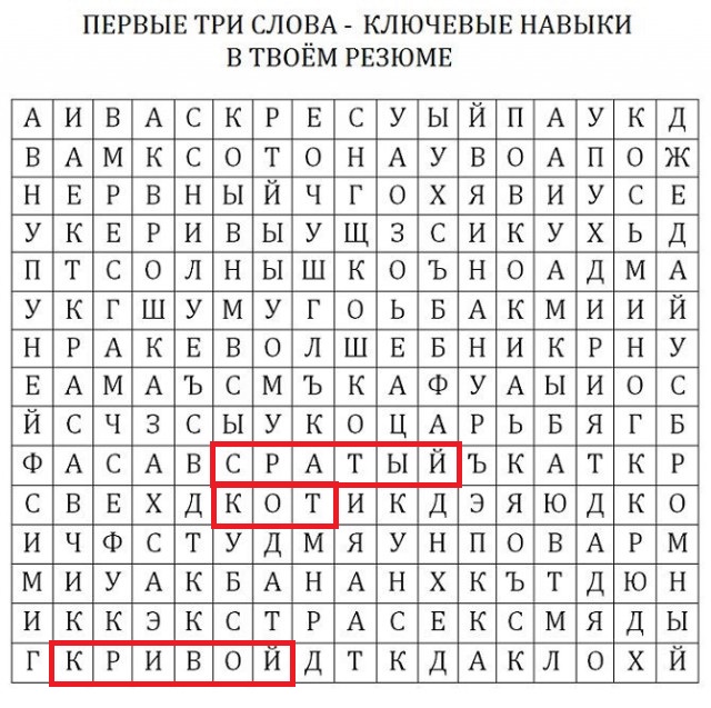 Твое резюме