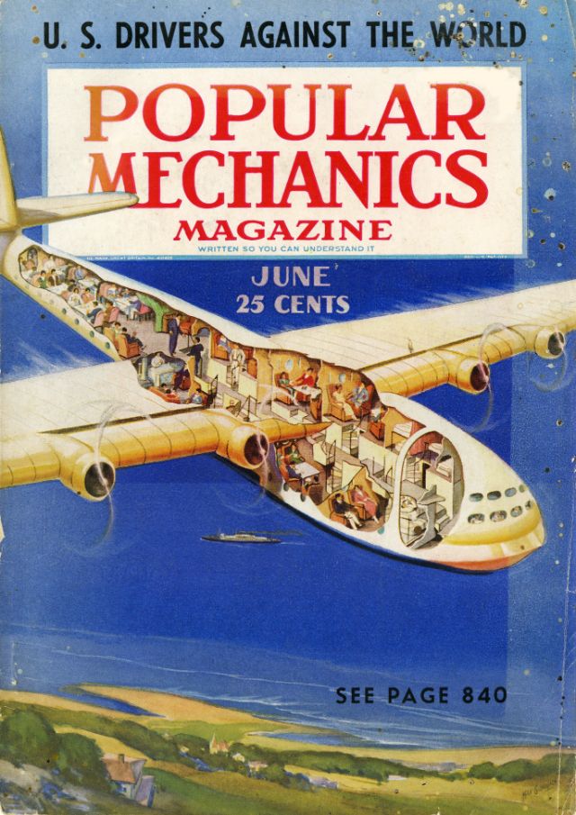 Технологическая утопия, которую мы потеряли: обложки журнала Popular Mechanics 30-х и 40-х годов