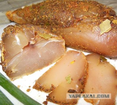 Вяленые  куриные грудки к пиву