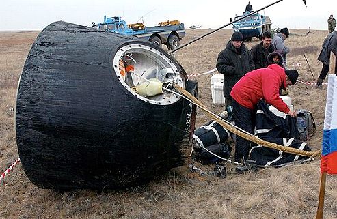 Что на самом деле видят космонавты при спуске?