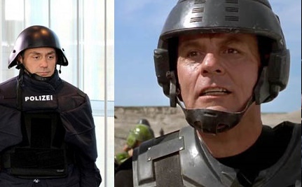 Новая форма полиции Баварии.