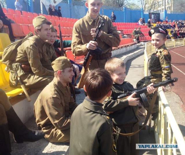 Детсад перед юбилеем Победы