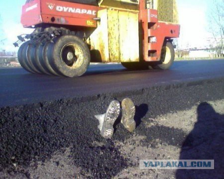 Таймлапс: укладка асфальта на Тверской