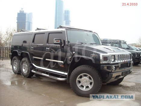 шестиколесный Hummer