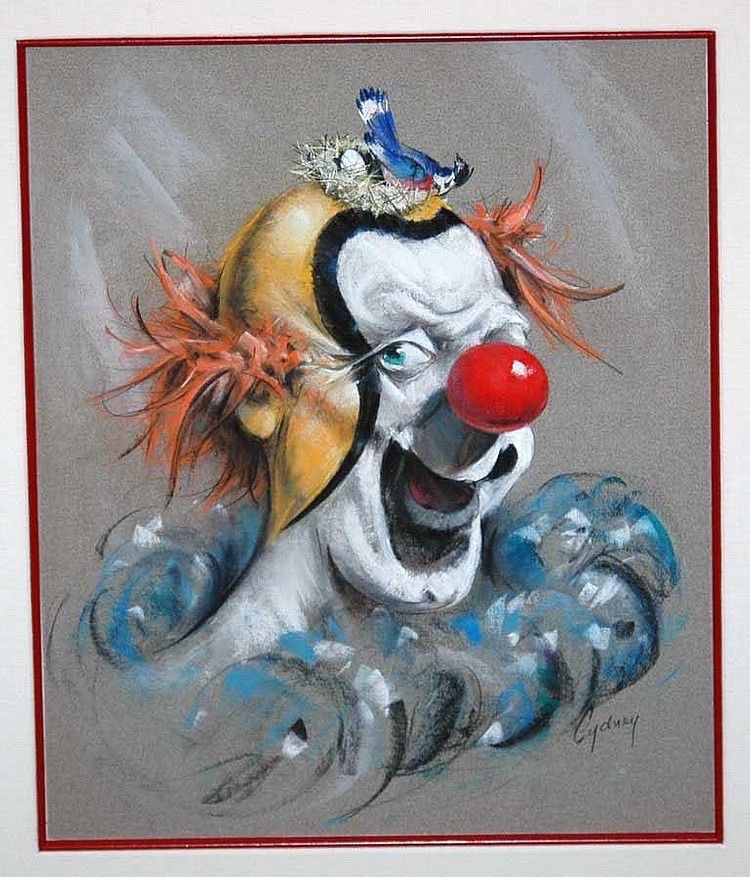 Произведение клоун. Клоуны Кристиан Жекель. Клоун. Клоун картина. Портрет клоуна.
