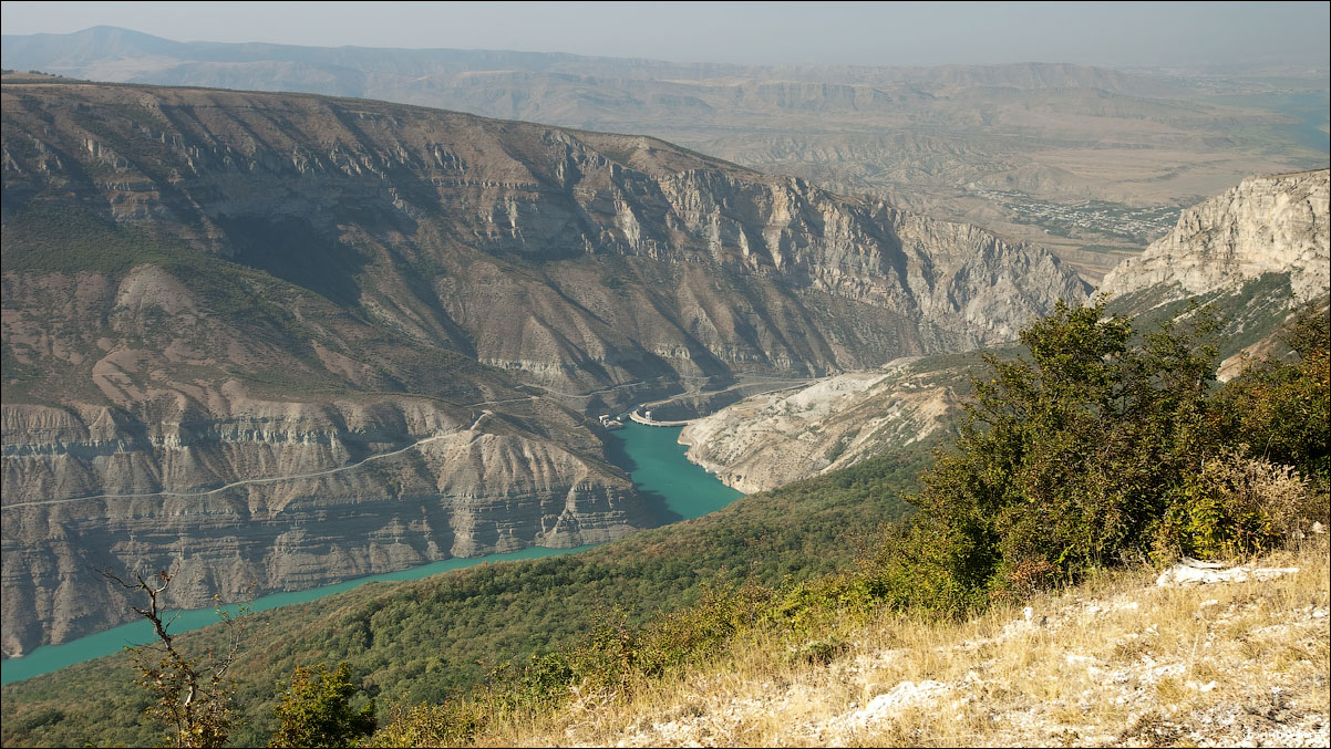 Чиркейская ГЭС поселок Дубки