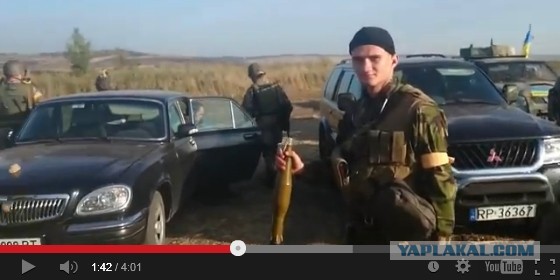 Правосеки после боя с ополченцами