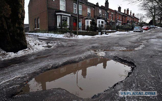 Британец нашел способ быстро заставить городские службы латать ямы на дорогах